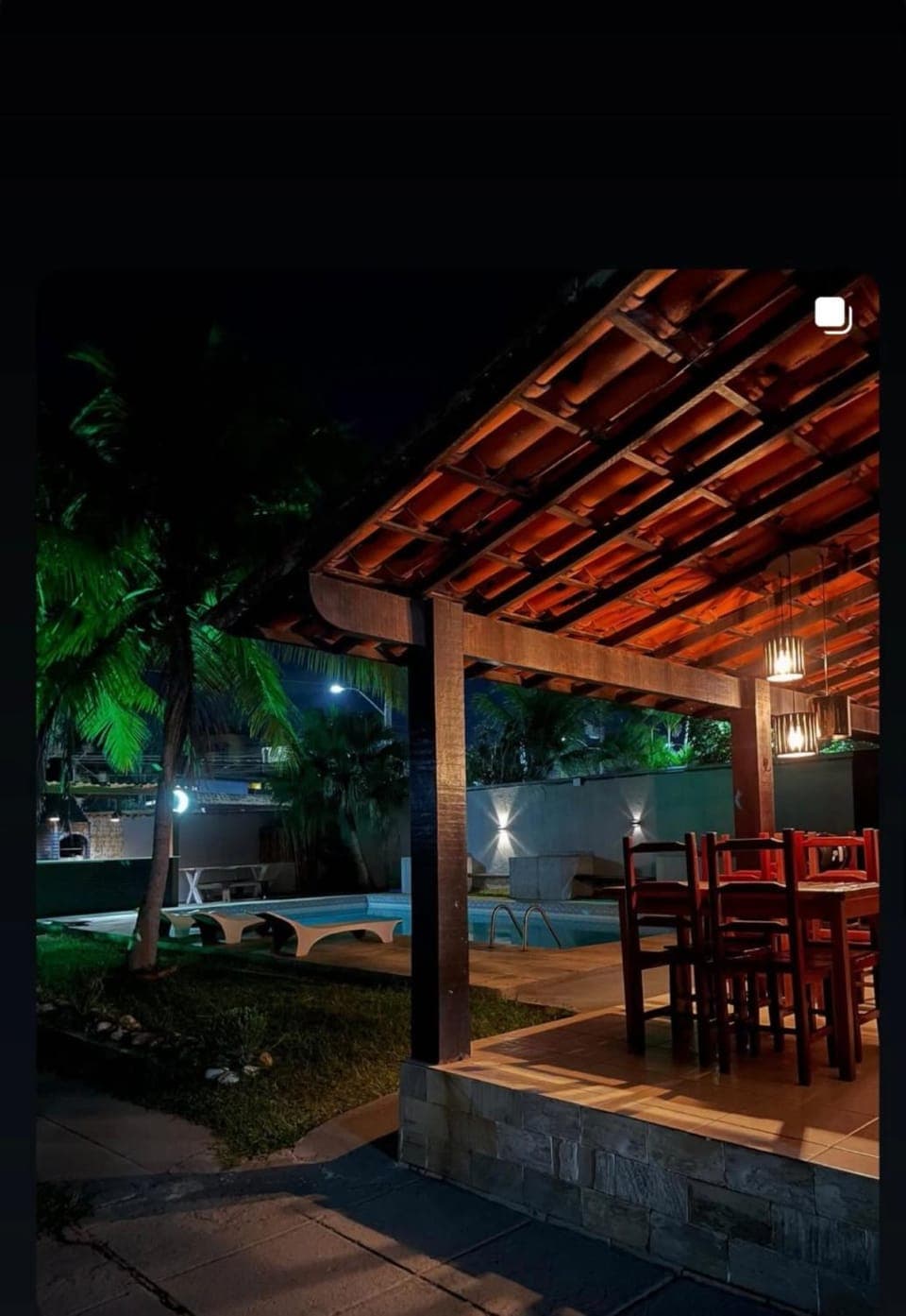 Patio, Night