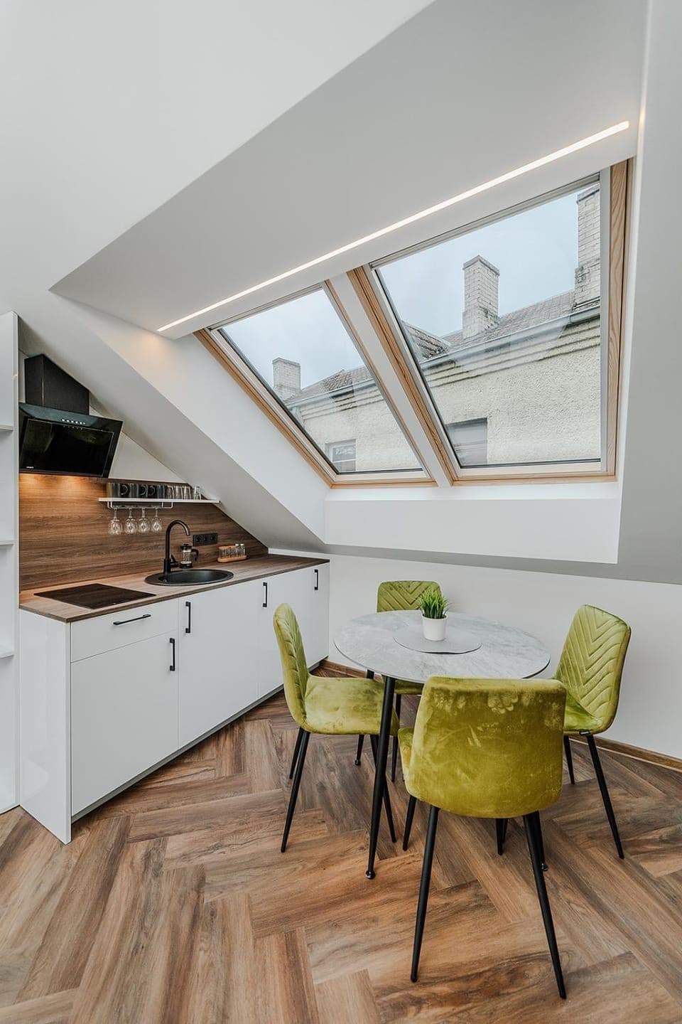 Kitchen or kitchenette, kitchen