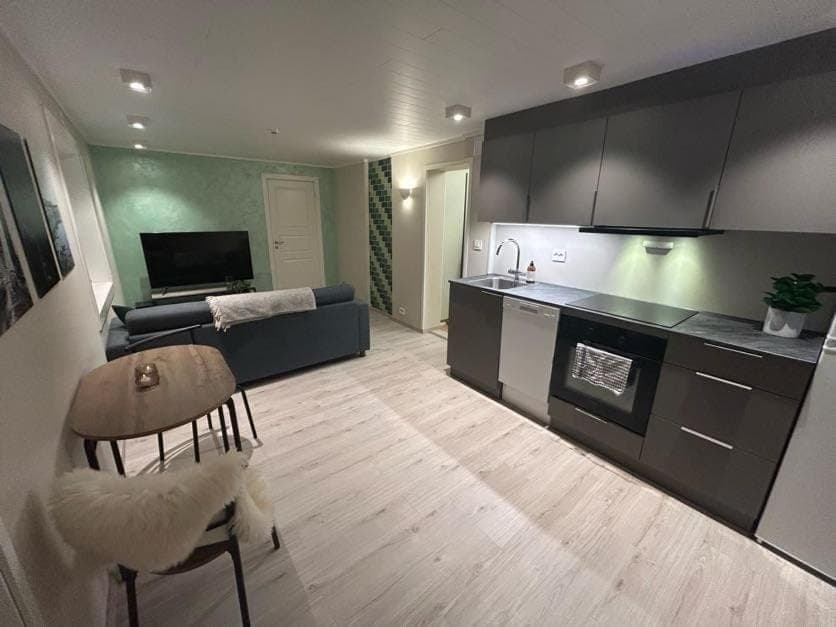 Kitchen or kitchenette, Living room