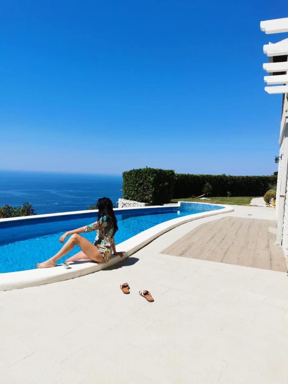 Day, People, Natural landscape, Sea view, Swimming pool