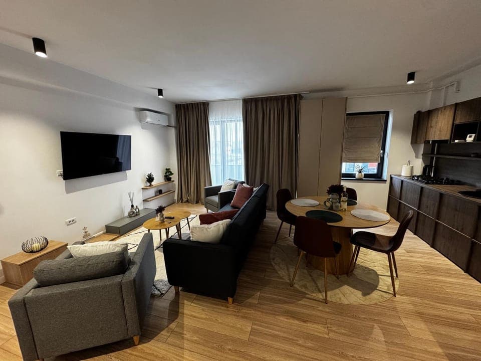 Communal lounge/ TV room, TV and multimedia, Kitchen or kitchenette, Living room, Seating area, Dining area, Evening entertainment, minibar