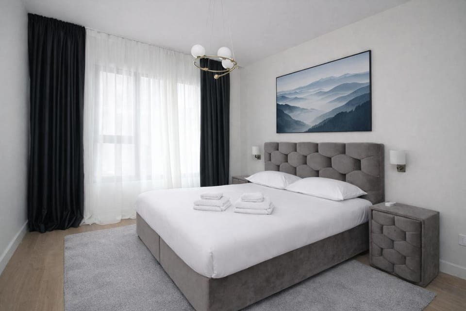 Day, Bedroom, towels