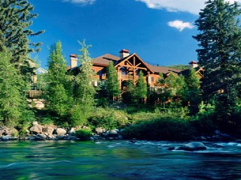 Property building, Natural landscape, River view