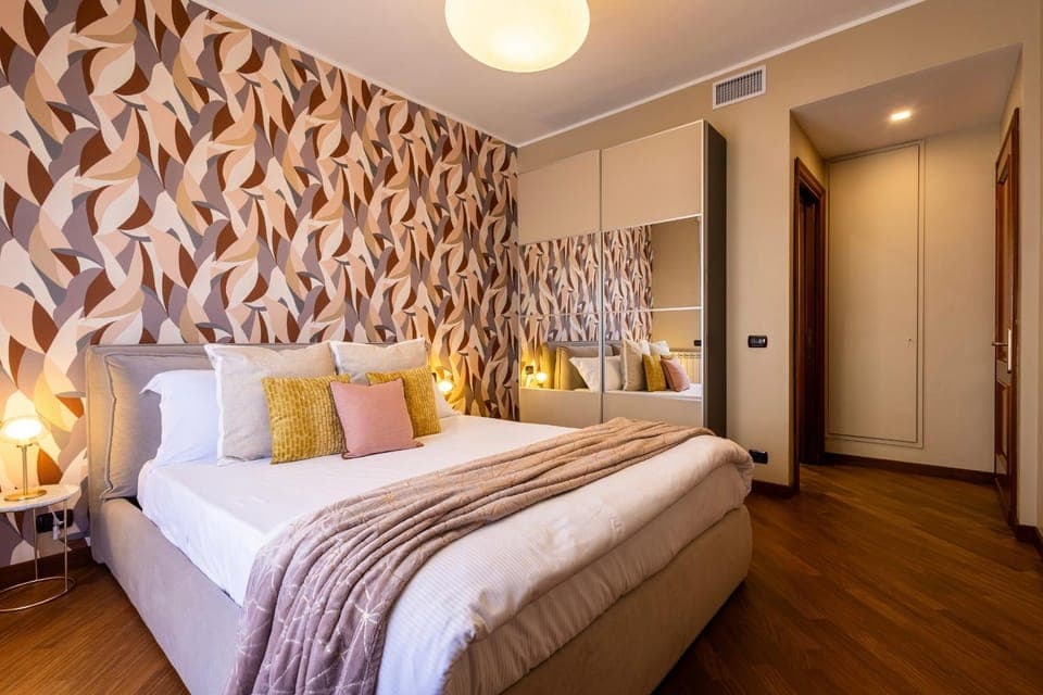 Bed, Photo of the whole room, Bedroom, wardrobe