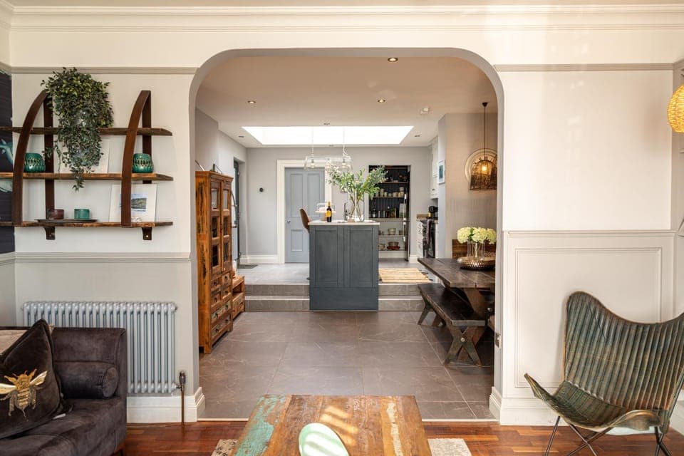 Living room, Dining area, kitchen