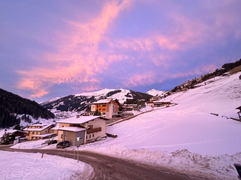 Day, Natural landscape, Winter, View (from property/room), Mountain view