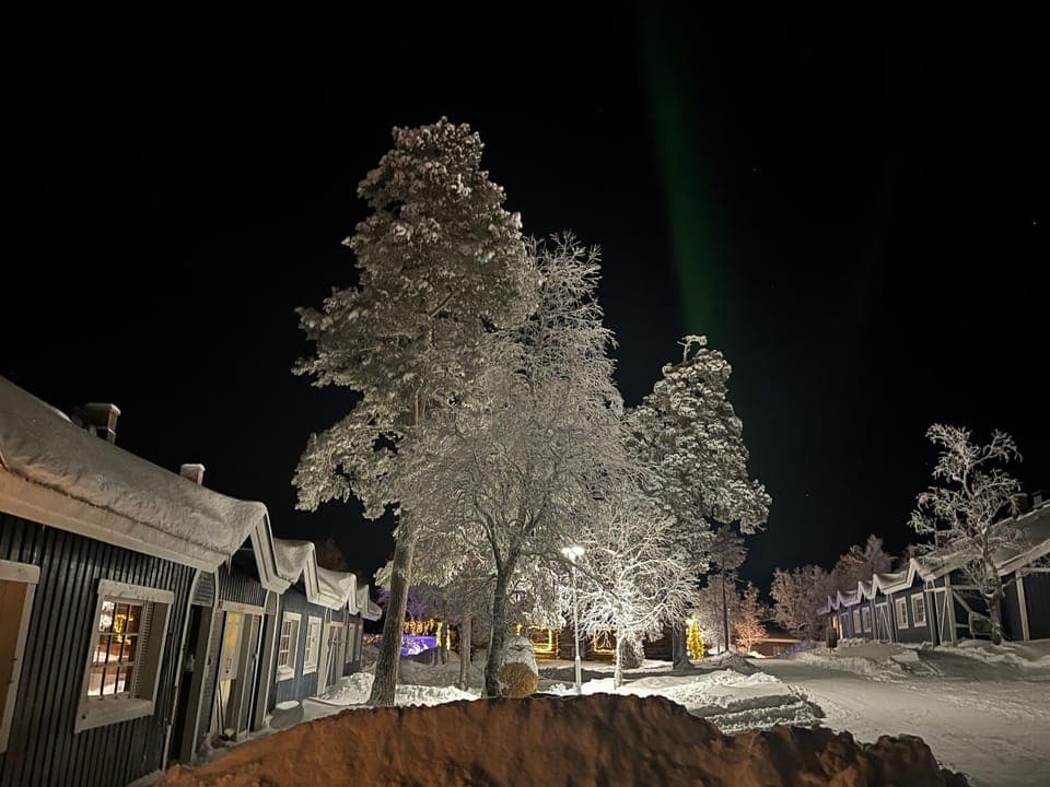 Property building, Night, Neighbourhood, Natural landscape, Winter