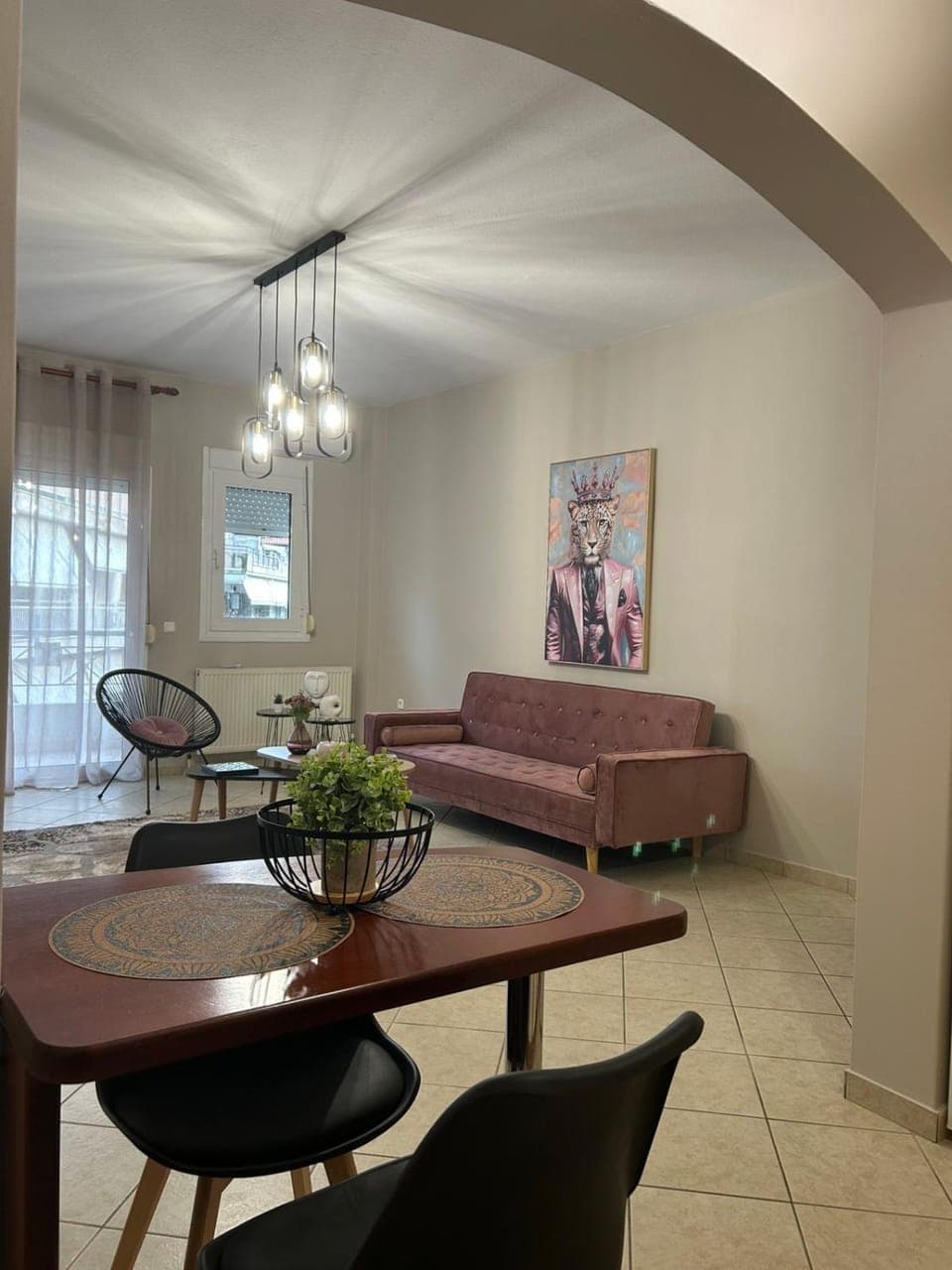 Living room, Seating area, Dining area