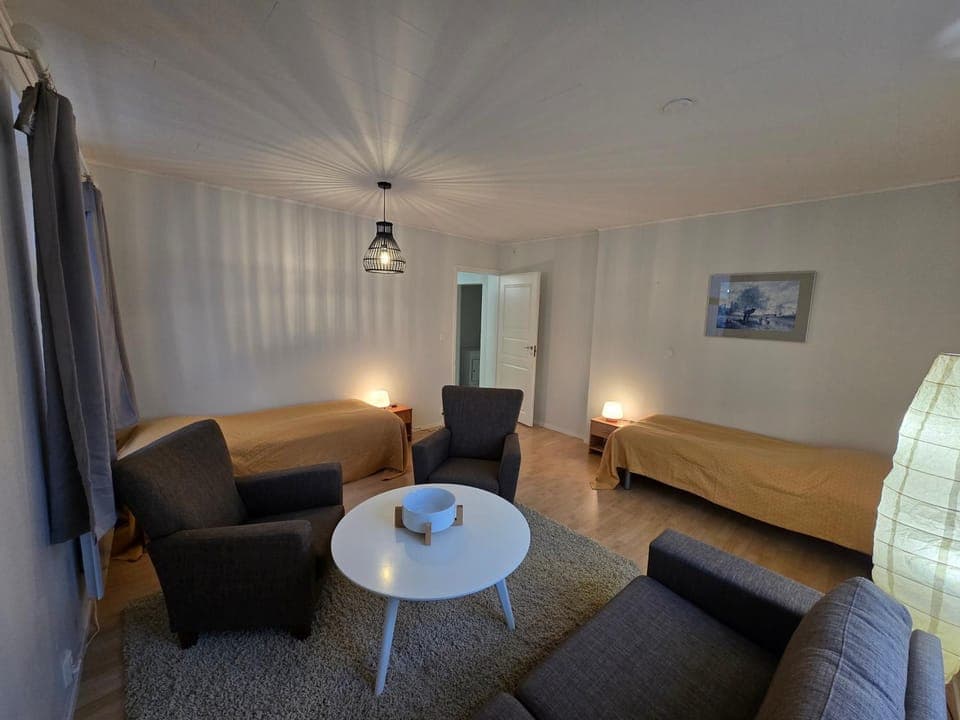 Living room, Bedroom