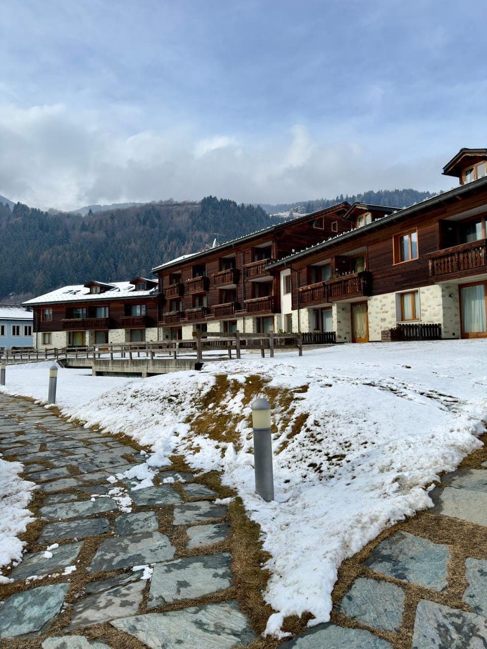 Property building, Natural landscape, Winter, Mountain view