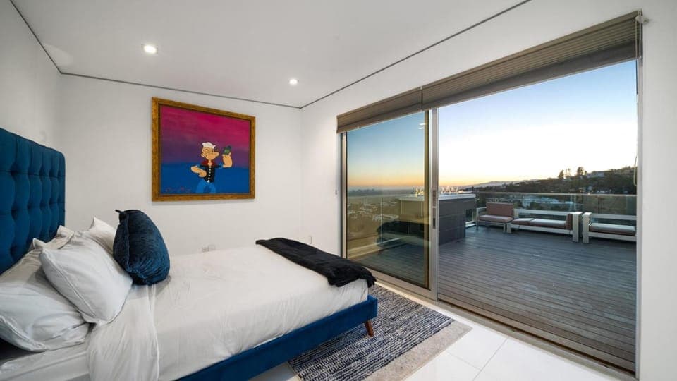 Natural landscape, Balcony/Terrace, Bedroom, Mountain view