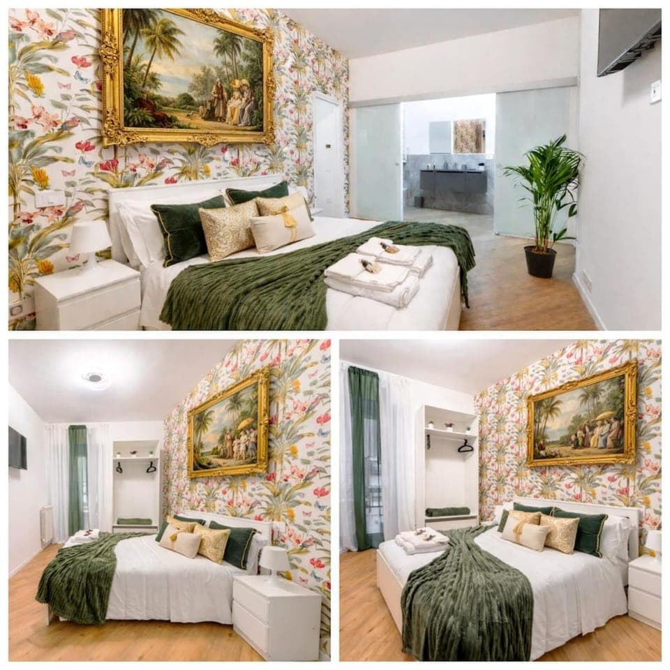 Bed, TV and multimedia, Photo of the whole room, Bedroom