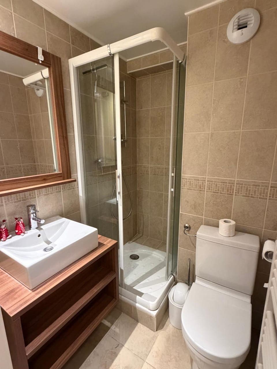 Shower, Toilet, towels