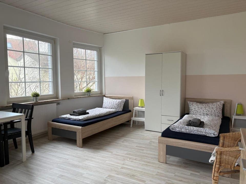 Photo of the whole room, Bedroom