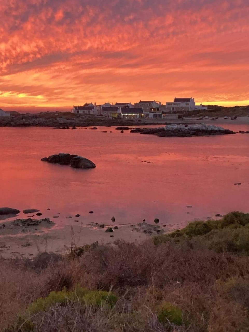 Nearby landmark, Natural landscape, Sunset