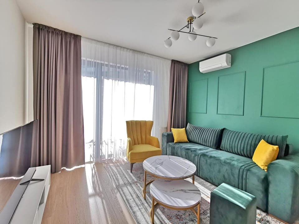 Living room, air conditioner