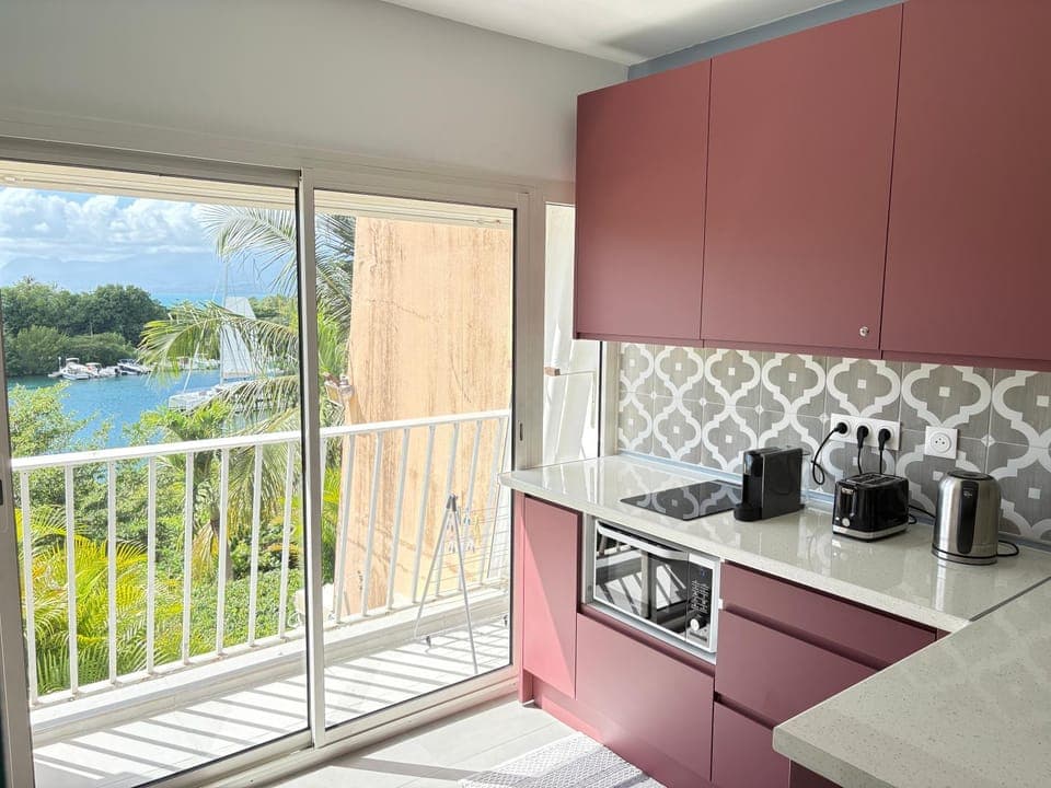 Rêve Marina studio tout confort avec citerne et piscine Gosier Apartment in Le Gosier