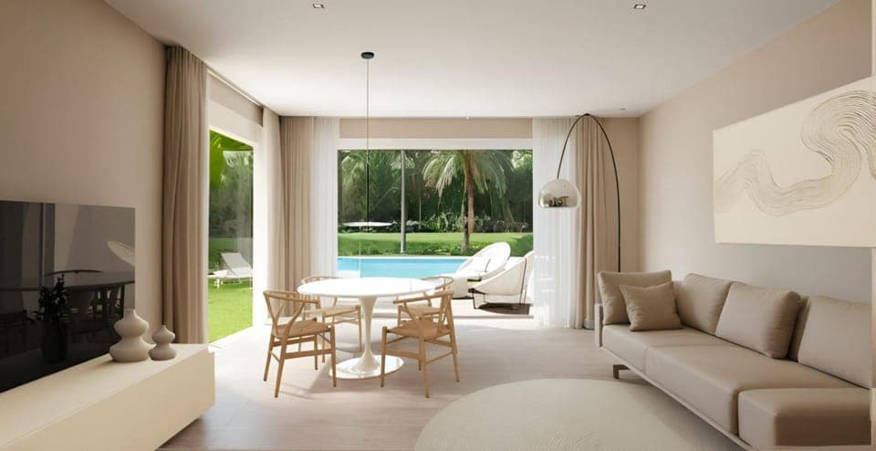 Living room, Dining area