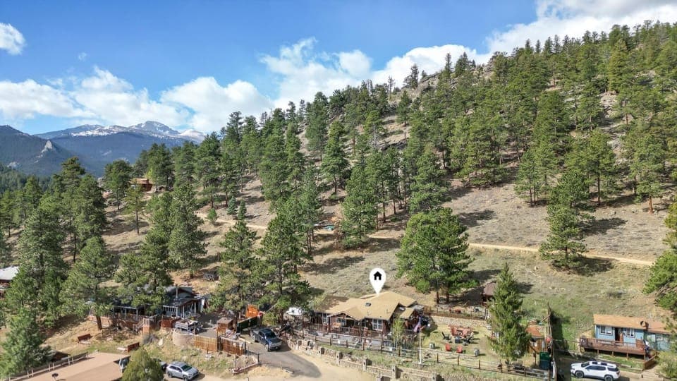 Natural landscape, Bird's eye view, Hiking, Mountain view, Family