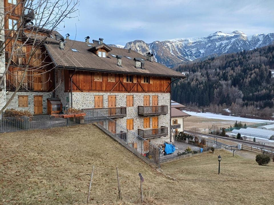 Property building, Winter, Mountain view