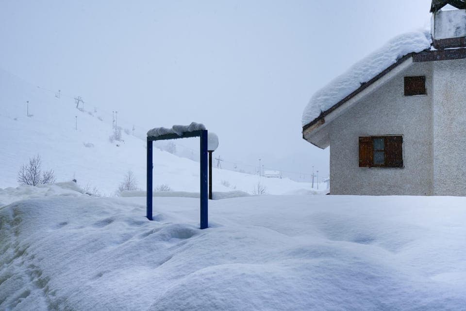 Property building, Day, Natural landscape, Winter