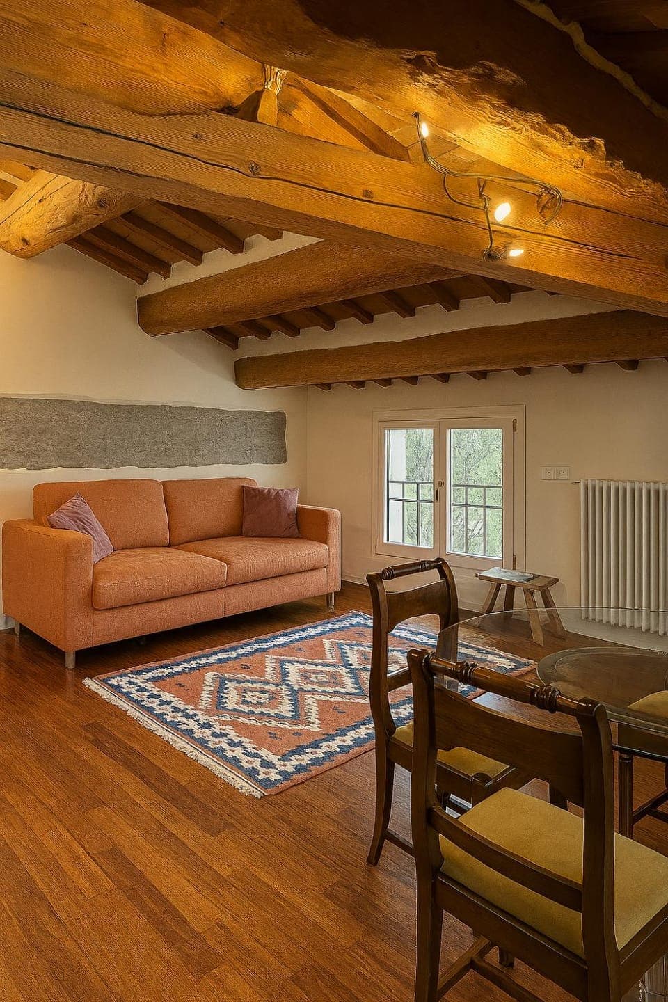 Living room, Seating area, Dining area