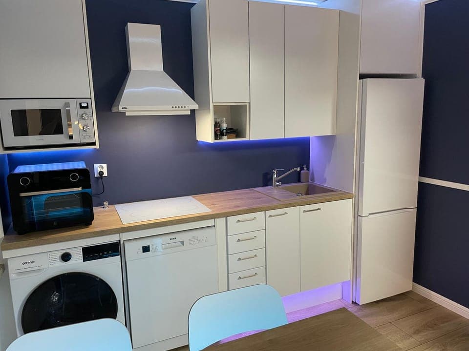 microwave, laundry