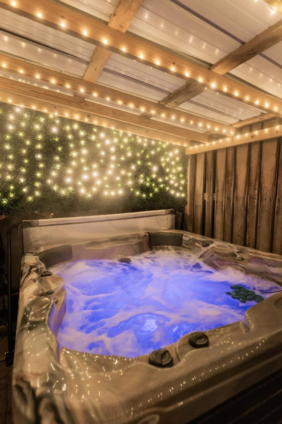 Patio, Night, Hot Tub