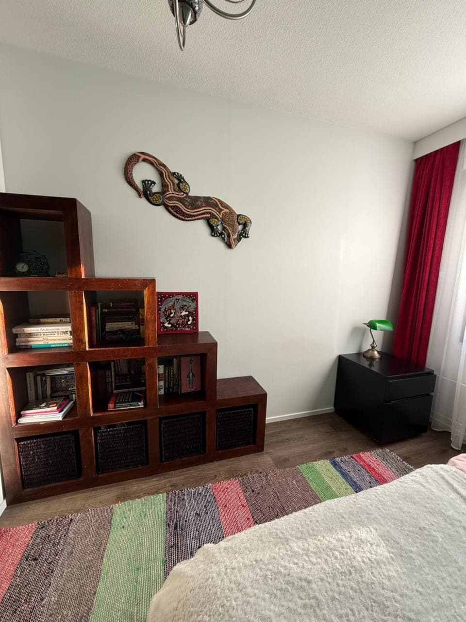 Bed, Library, Bedroom