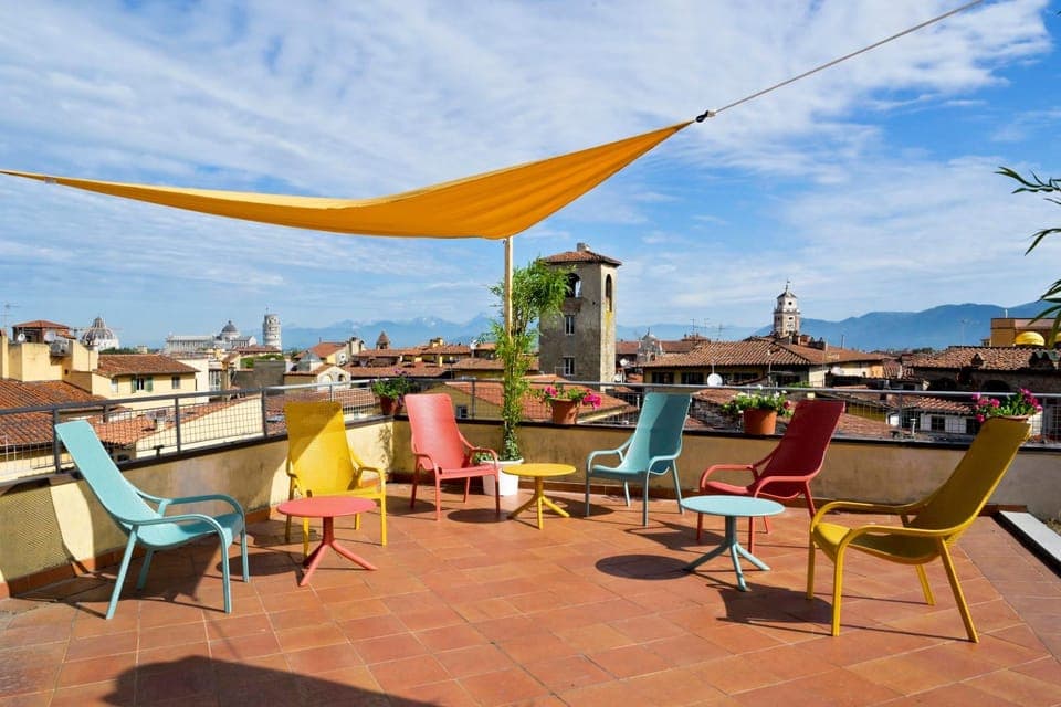 Patio, View (from property/room), Balcony/Terrace, Balcony/Terrace, Living room, Seating area, sunbed