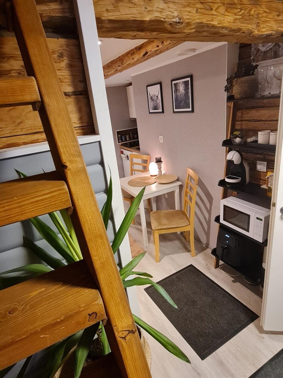 Kitchen or kitchenette, Dining area