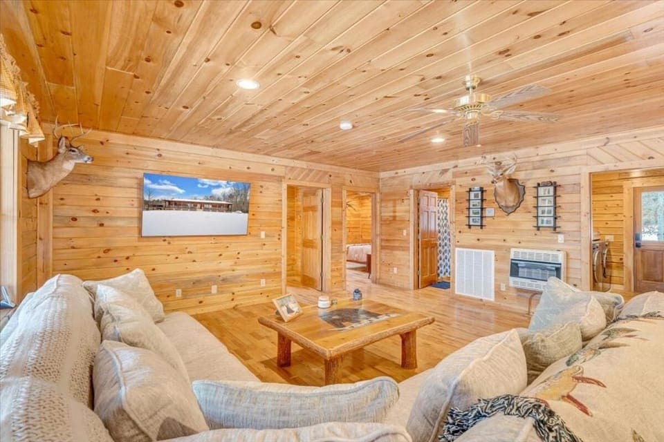 Modern Mountain Cabin, Hot Tub, Hot Springs, VA Cabin in Shenandoah Valley