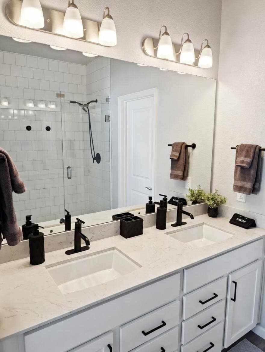 Shower, Bathroom, towels