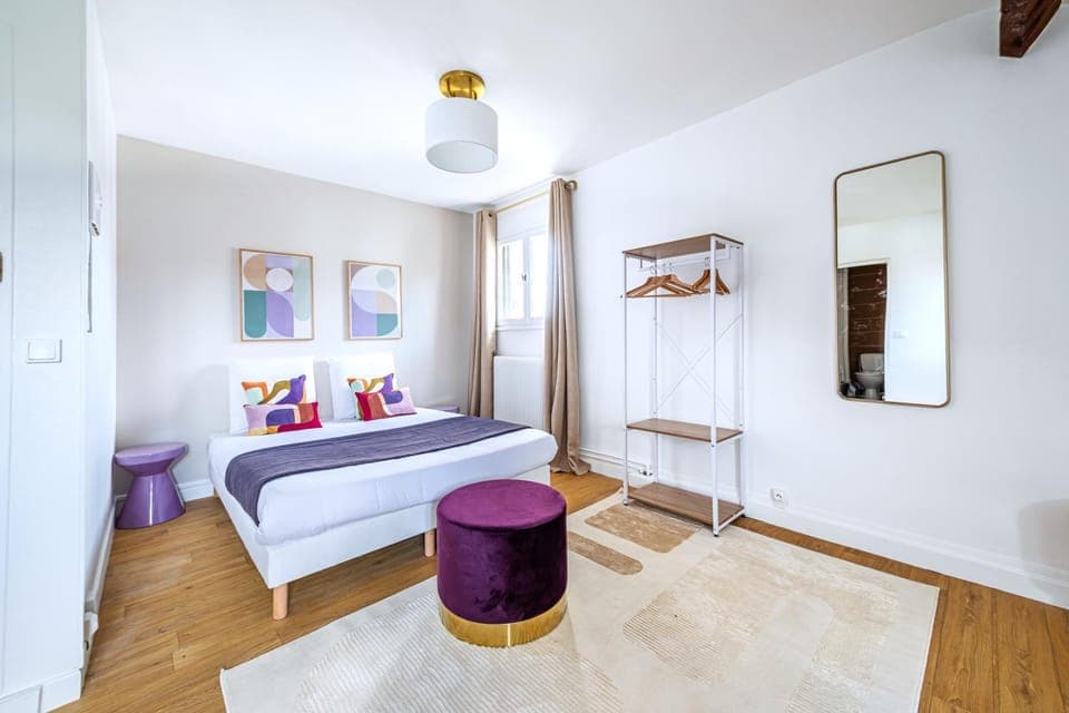 Bed, Bedroom, wardrobe