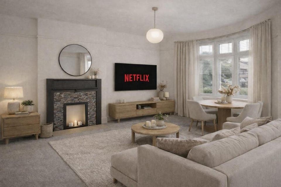 Living room, Dining area, Evening entertainment