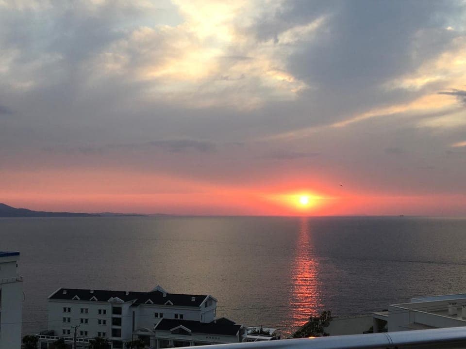 Natural landscape, Sea view, Sunset