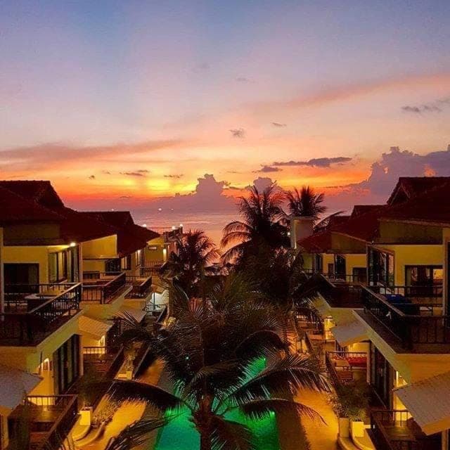 Pool view, Sea view, Sunset