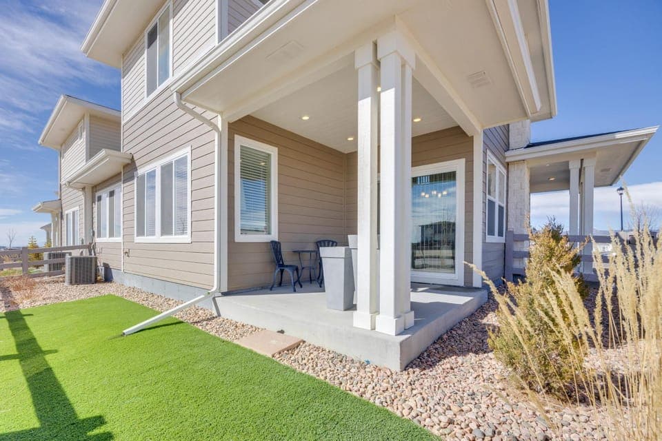 Elevated Home in North Colorado Springs with Patio House in Black Forest