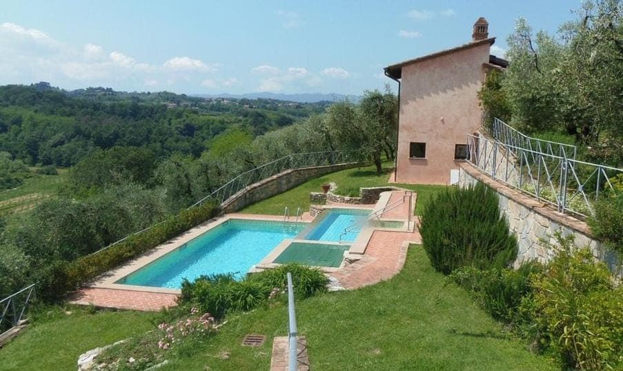 Property building, Natural landscape, Garden, Swimming pool