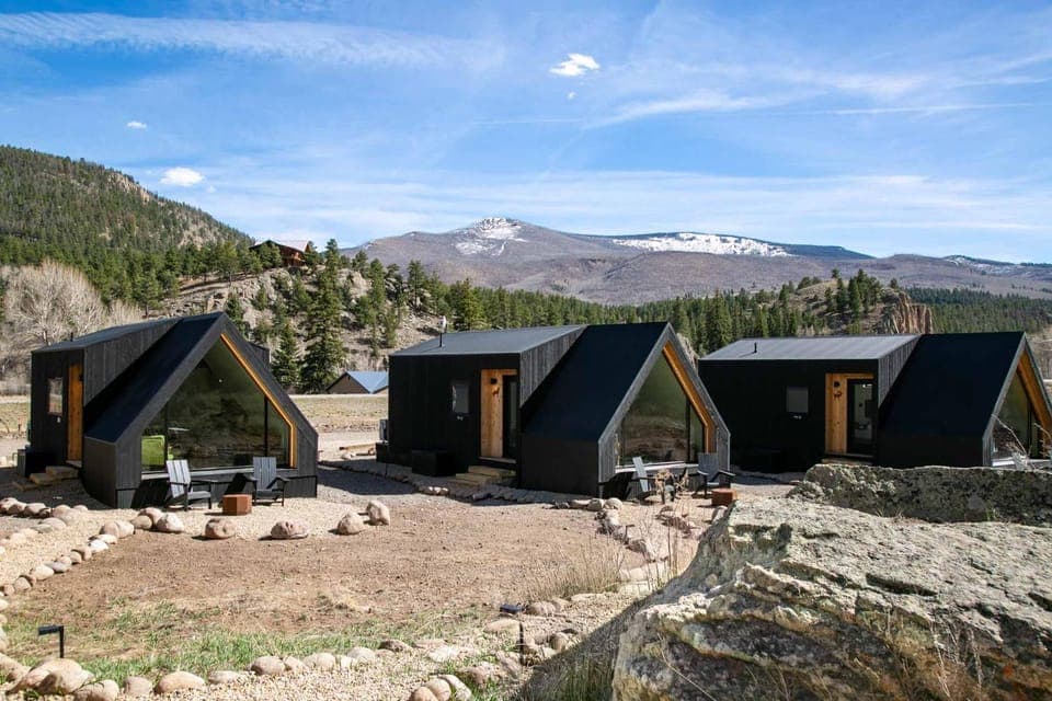 A-Frame Cliffside Studio Cabins Cabin in South Fork