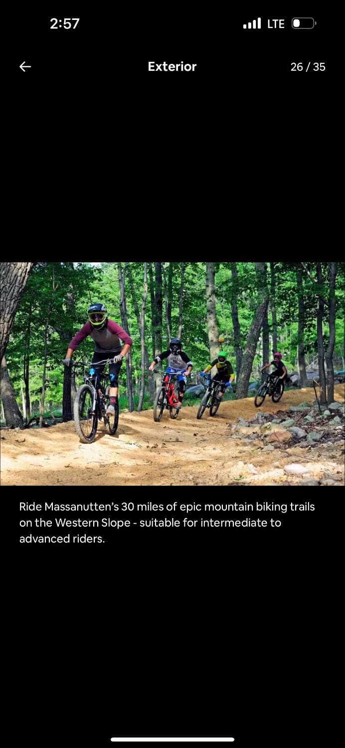 The 4 season at palmer Campground/ 
RV Resort in Massanutten