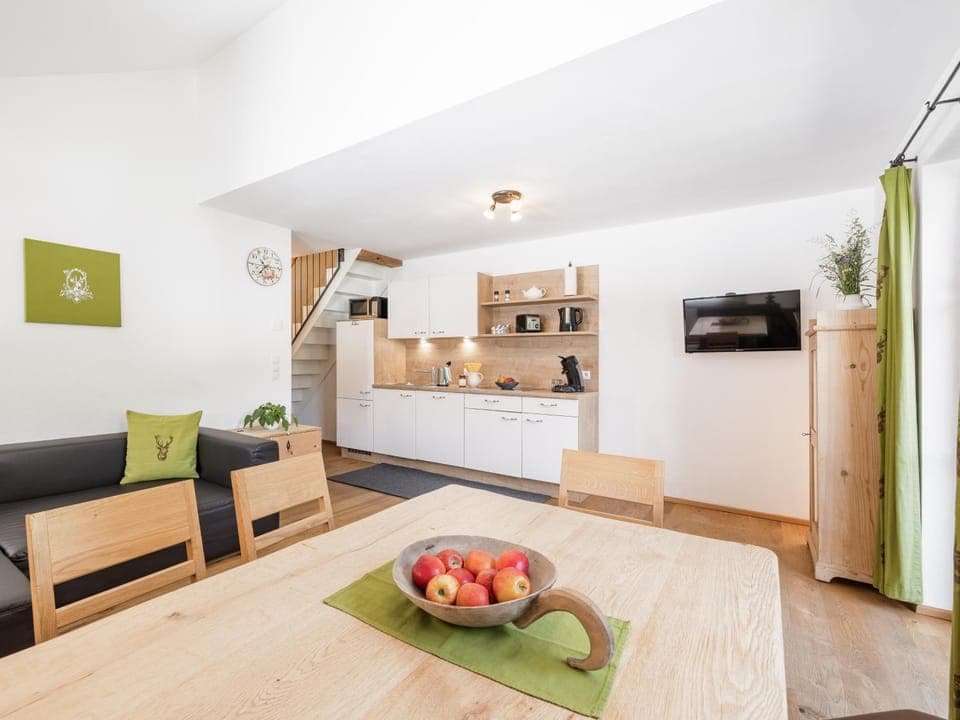 Kitchen or kitchenette, Living room, Dining area