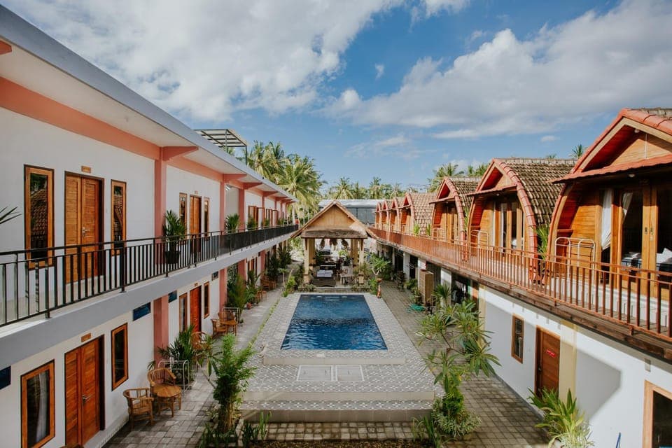 Property building, View (from property/room), Swimming pool