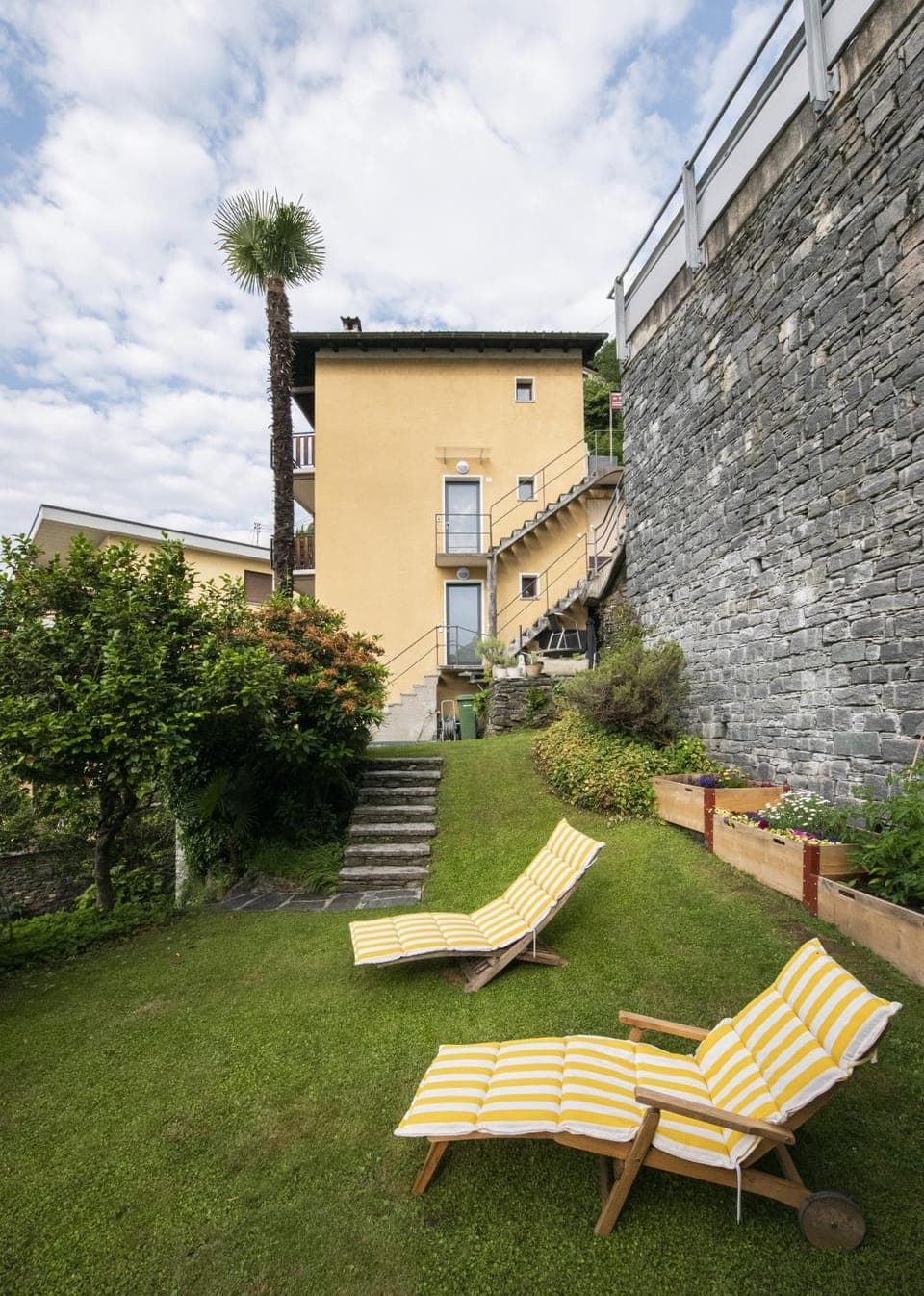 Property building, Garden