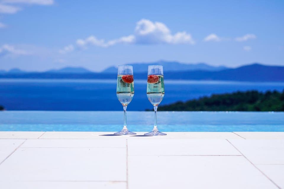 Mountain view, Pool view, Sea view, Swimming pool