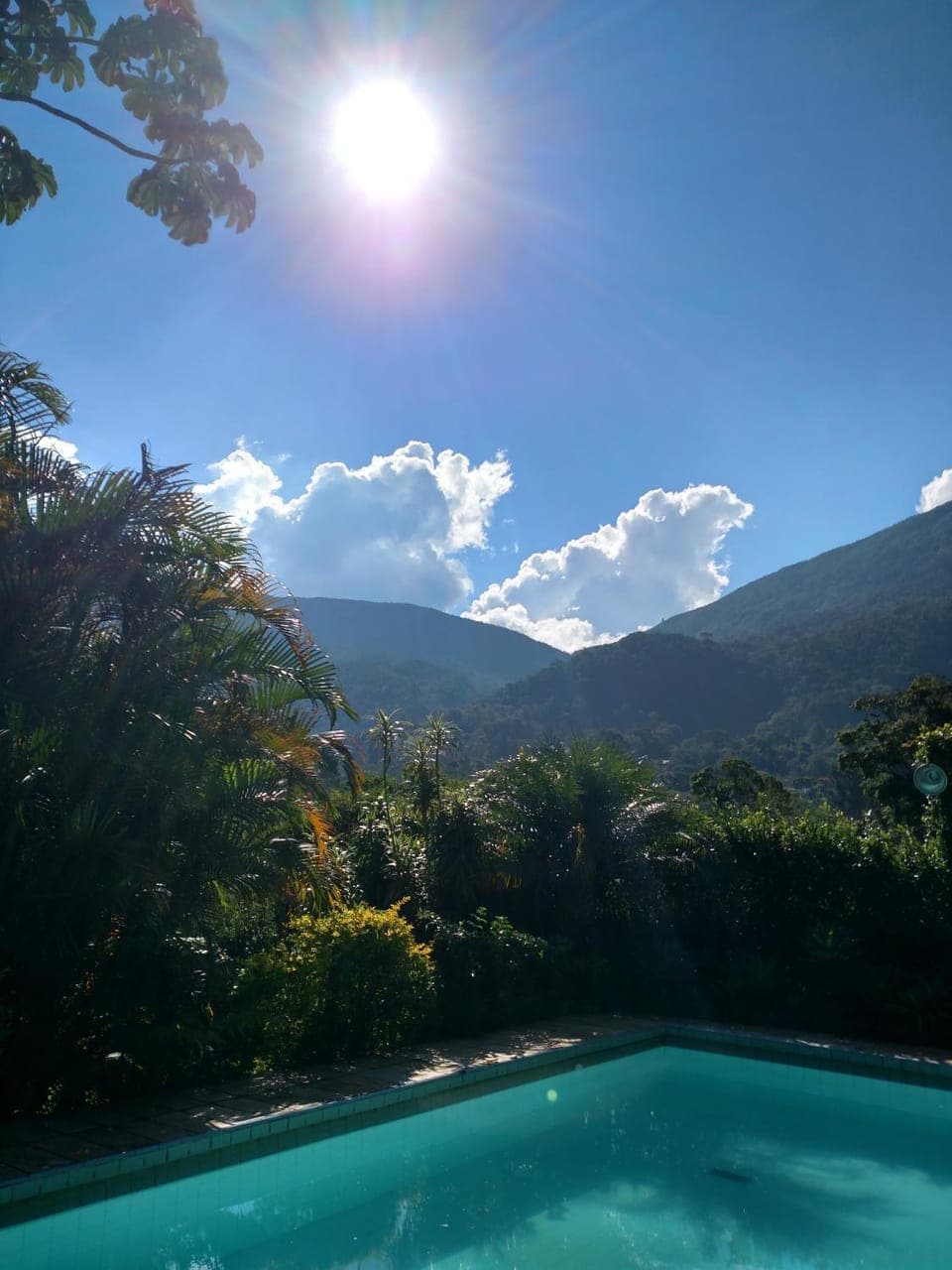 Summer, Mountain view, Pool view, Swimming pool