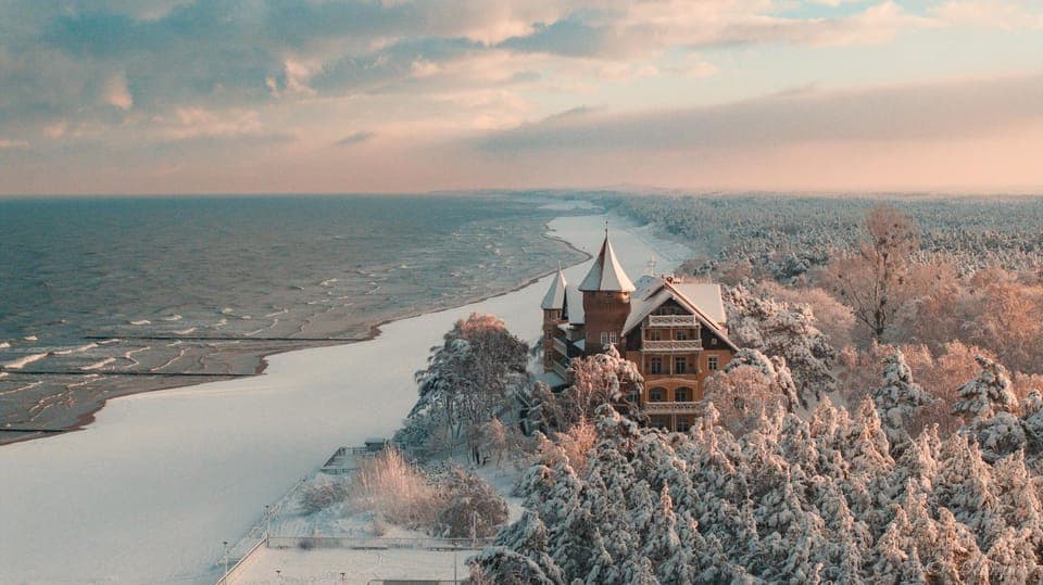 Property building, Winter, Beach, Beach, Sea view, Sea view