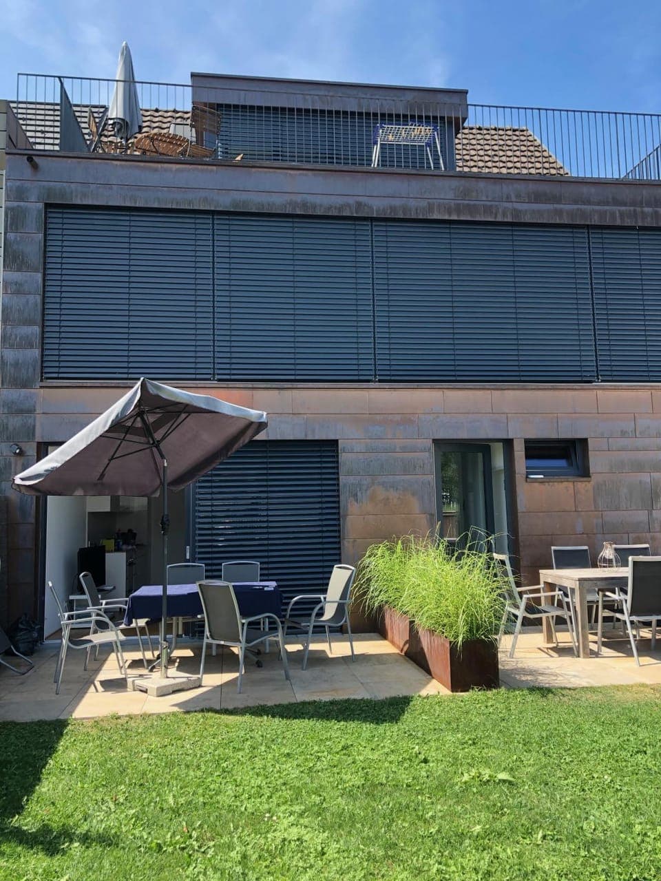 Property building, Garden view