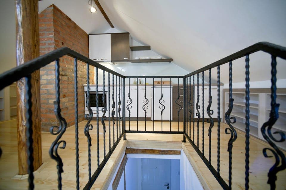 Kitchen or kitchenette, Living room