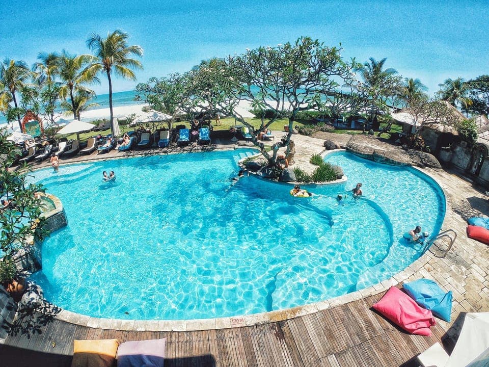 Pool view, Swimming pool